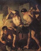 The Forge of Vulcan Luca  Giordano